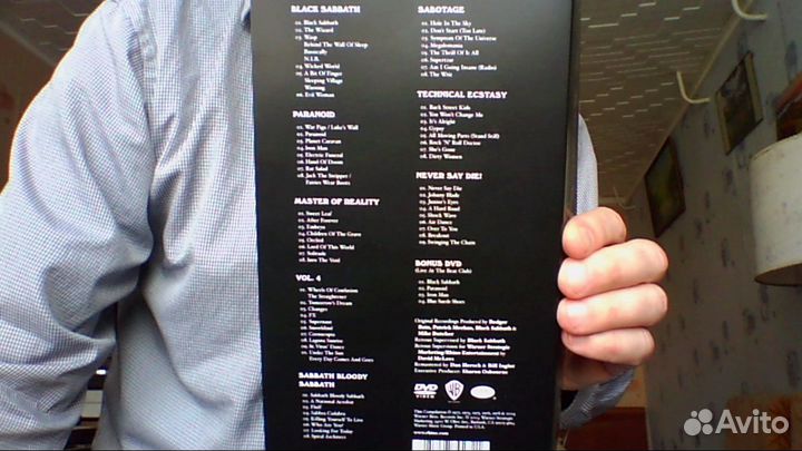 Black Sabbath - Black Box. 8CD+DVD. Made in USA