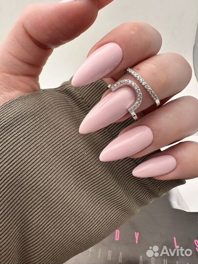 Маникюр гель лак наращивание ногтей