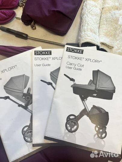 Коляска stokke xplory 3в1 полный комплект