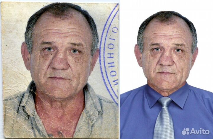 Реставрация, ретушь и восстановление старых фотогр