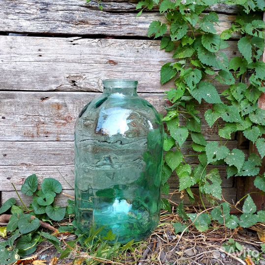 Банка 10 литров стеклянная под вино