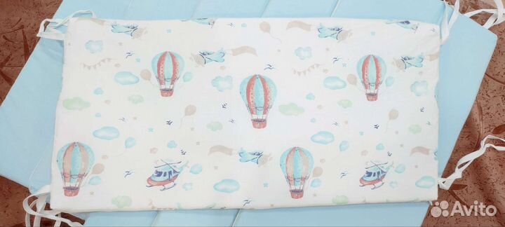 Бортики тонкие в детскую кроватку