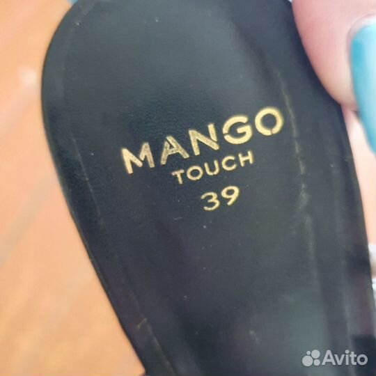 Босоножки женские 39 размер натуральная кожа Mango