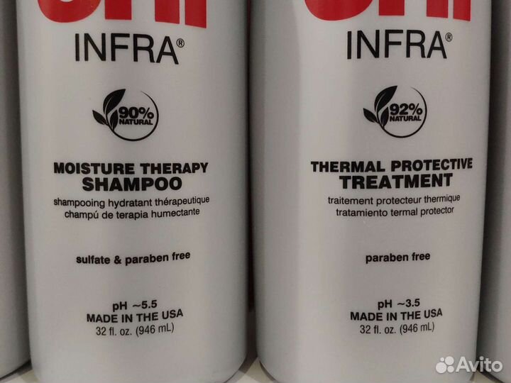 Чи 946мл Шампунь и кондиционер Infra