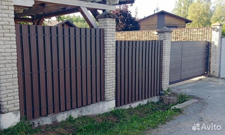 Откатные ворота - двойные