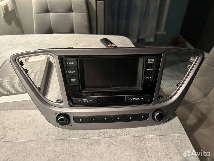 Штатная магнитола на hyundai solaris 2 2020
