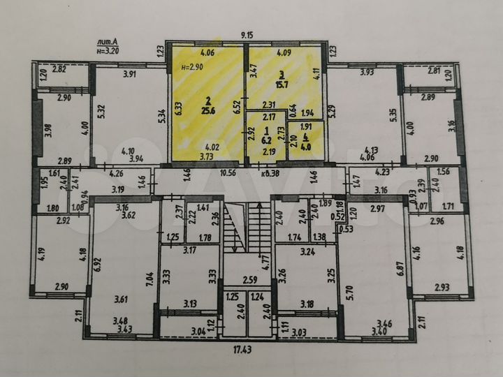 1-к. квартира, 51,5 м², 4/5 эт.