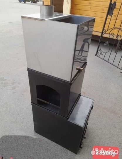 Печь для бани 3х составная