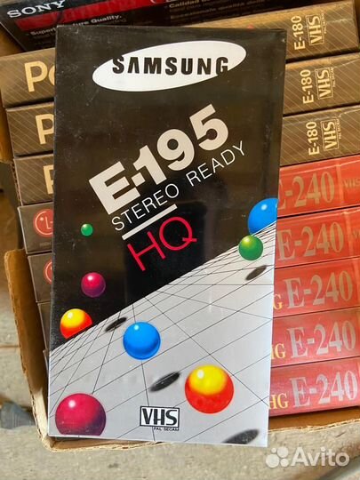 Видеокассеты vhs новые