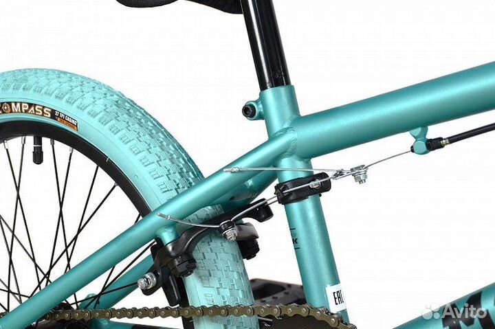 Велосипед stark'23 madness BMX 1 бирюзовый