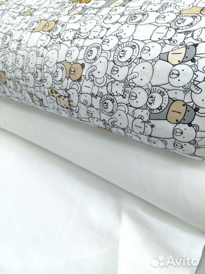 Муслин 2х слойный хлопок ширина 135см