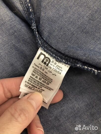 Рубашка на кнопках 134р