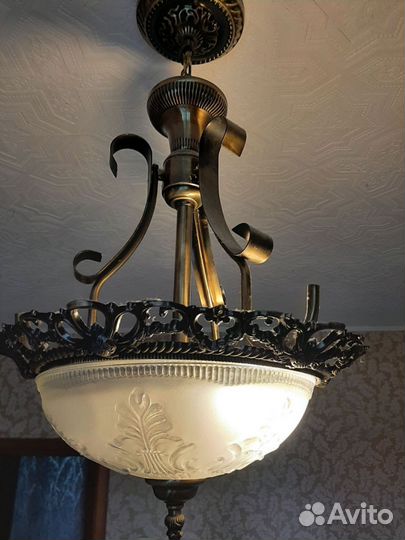 Люстра потолочная подвесная бу