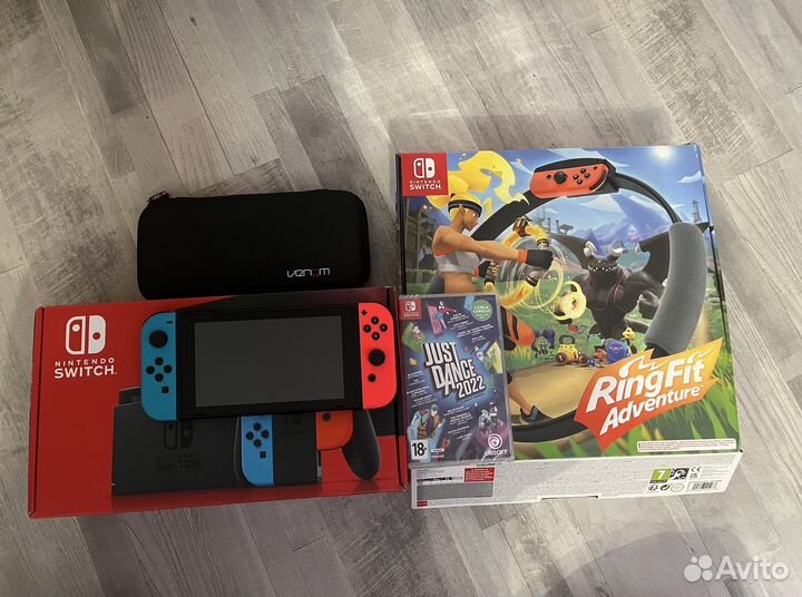 Игровая консоль Nintendo Switch + RIng Fit