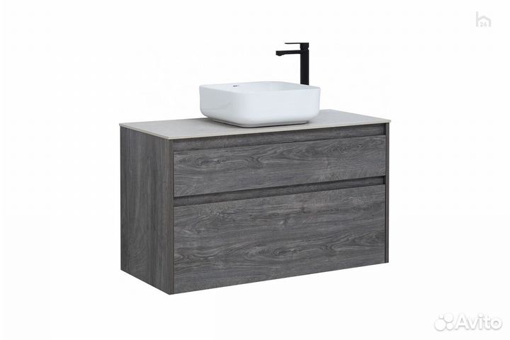 Тумба под раковину 100 (2 ящика) Nova Lite