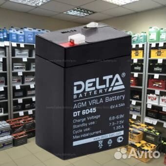 Аккумулятор ибп delta DT 6045 6V 4.5Ah