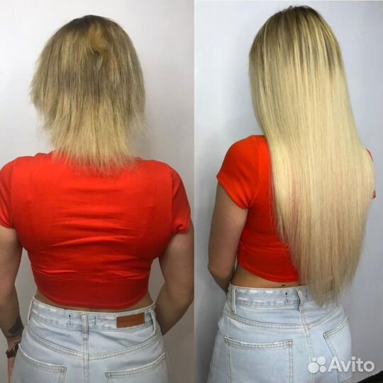 Наращивание волос Luxe /Окрашивание /Маникюр