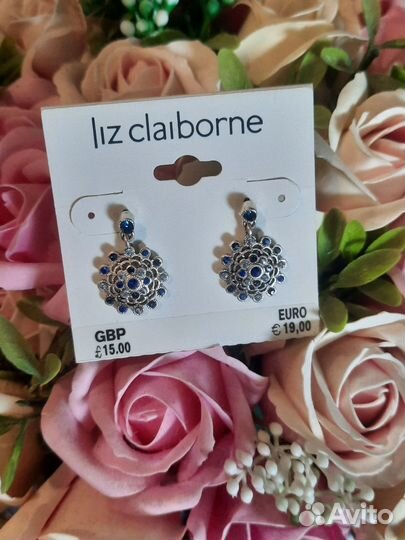 Серьги liz claiborne