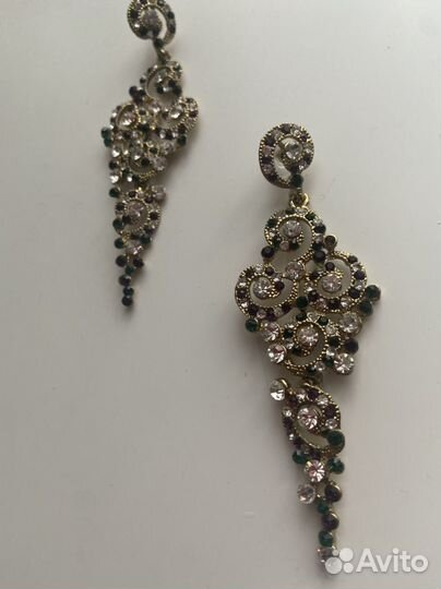 Серьги праздничные