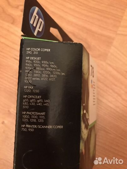 Картридж HP 78 триколор новый оригинал