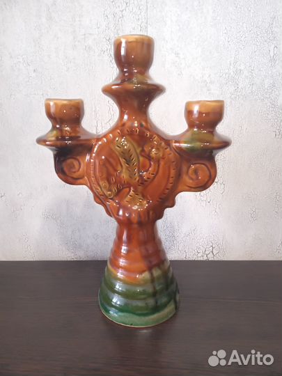 Подсвечник СССР керамика