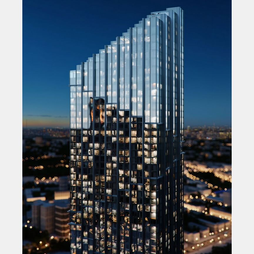 1-к. квартира, 54,2 м², 20/85 эт.