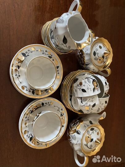 Сервиз чайный Вербилки Дмитровский фз СССР