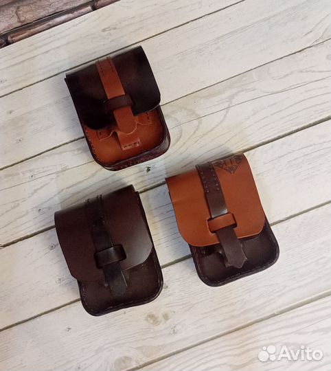 Сумки, кошельки из кожи для мужчин