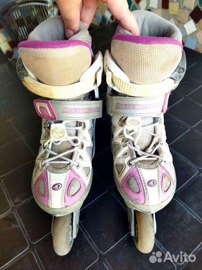 Роликовые коньки Rollerblade раздвижные р. 29-34