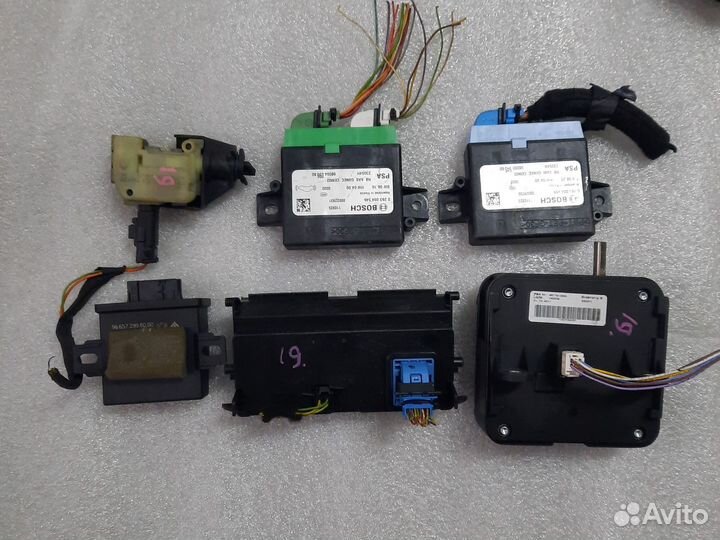 Блок управления парктрониками citroen c4 b7