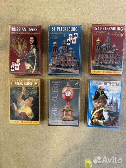 Игральные карты с видами Санкт-Петребурга