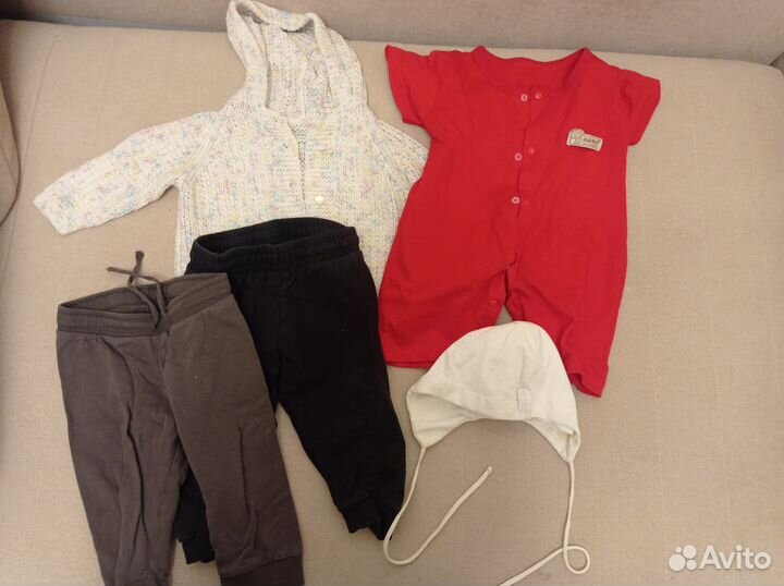Пакет одежды на девочку 74-80