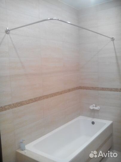 Карниз,дуги,штанги для ванной Г- образный