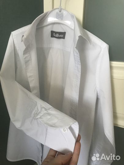 Рубашка школьная для мальчика 134