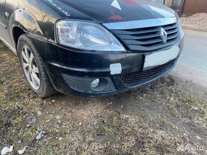 Передний бампер рено логан рестайлинг