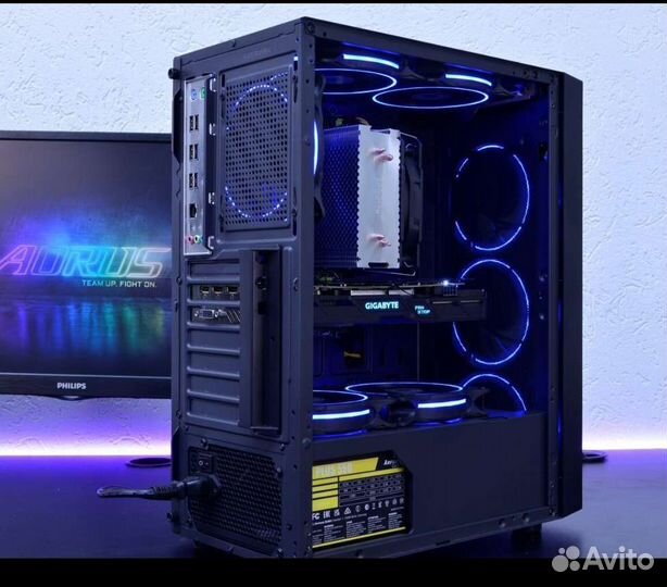 Игровой пк Intel I3 10100F + GTX 1070