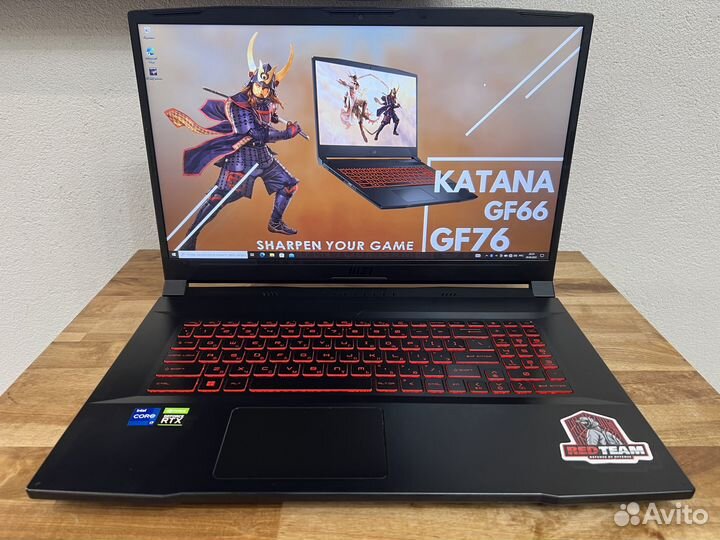 2022 17 MSI 16 ядер i7-11800H 16Gb RTX3050Ti 144Hz