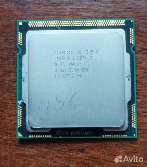Процессор i3-540 lga1156