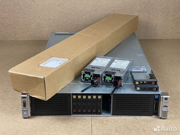 Сервер H3C R4900 G3 8SFF 4NVMe 2*6130 64Gb 2*1.6Tb