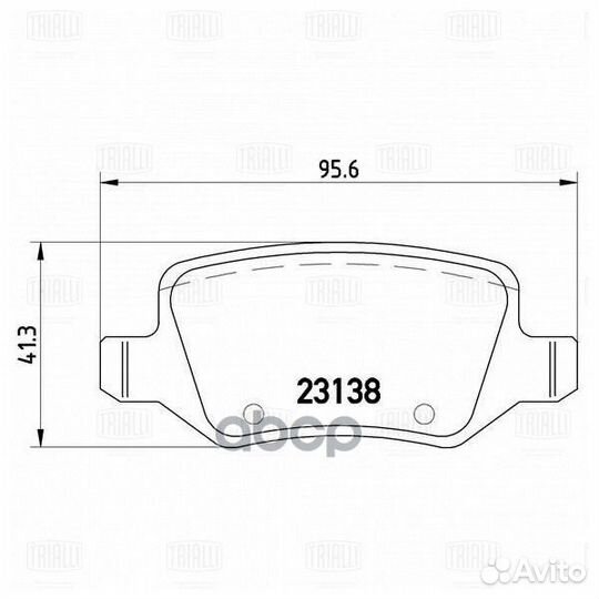 Колодки тормозные mercedes W168/W169/W245/W414