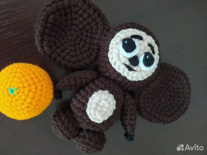 Чебурашка вязаный