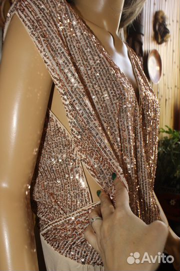 Боди с пайетками, L размер