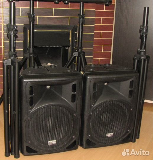 Колонки активные XLine 1200W Pro 2шт D15