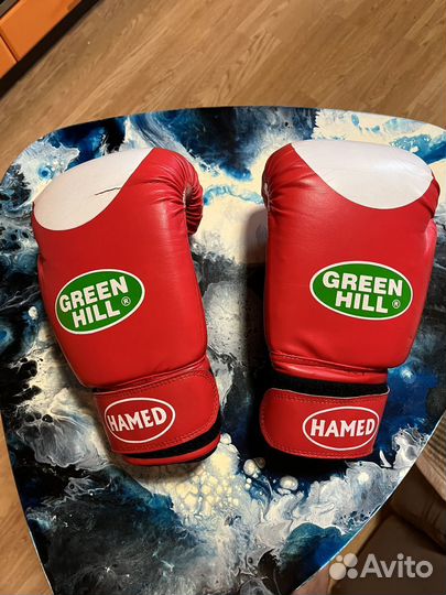 Боксерские перчатки 10 oz green hill
