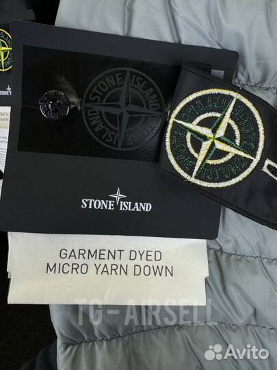 Stone island пуховик серый черный M L XL XXL