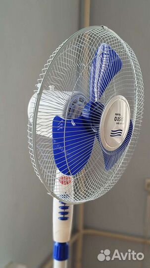 Вентилятор напольный с ночником, новый. Доставка