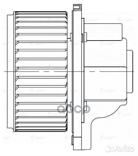 LFH 1701 вентилятор отопителя SsangYong Rexton