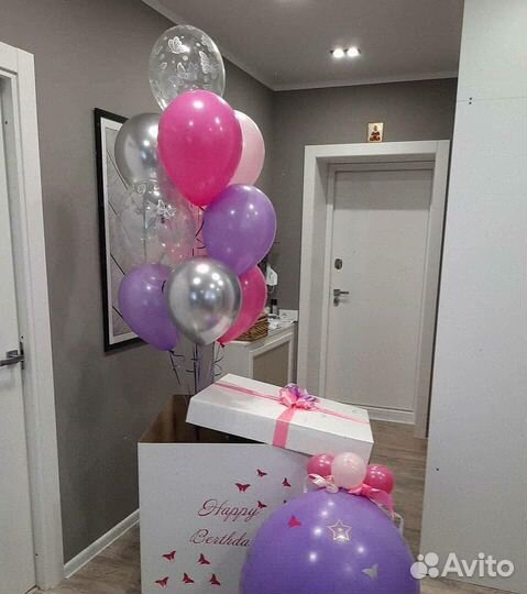 Воздушные шарики.Гелевые шарики.Доставка шаров
