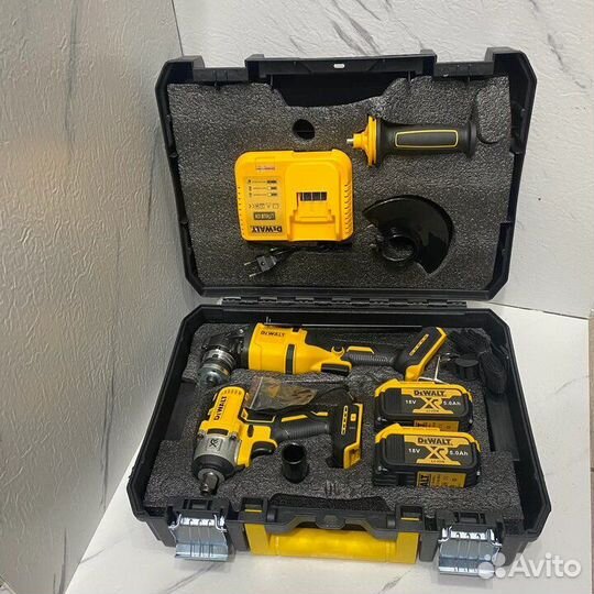 Набор 2в1 ушм + гайковерт DeWalt