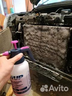 Промывка радиатора печки без снятия